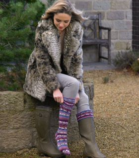 Funny Feetz Bamboo 4 Ply Pattern